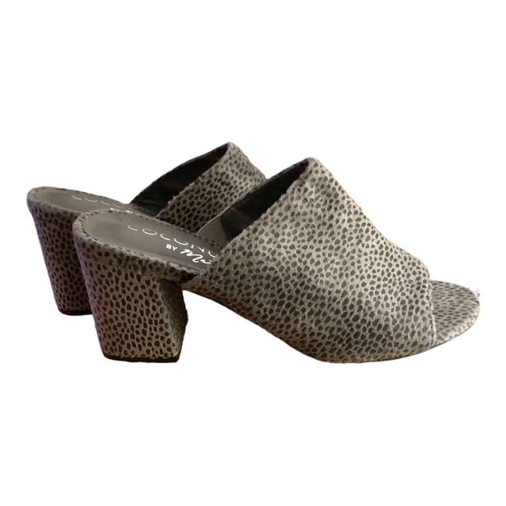 Coconuts by Matisse Higher Ground Mules 3&1/2" Heel‎ Gray Size 9M